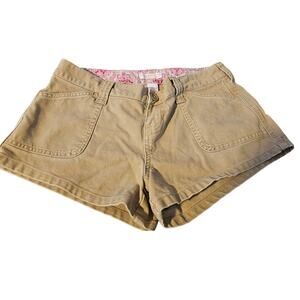 Women's Abercrombie & Finch tan shorts